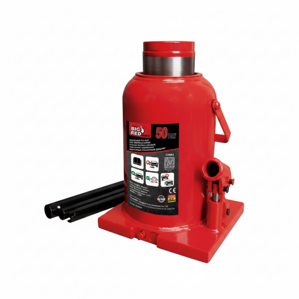 Gata Hidráulica Big Red 50 Toneladas Modelo Botella